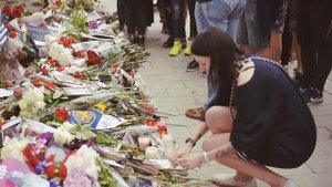 Mourning for Chester Bennington in Moscow. Прощание с Честером Беннингтоном в Москве