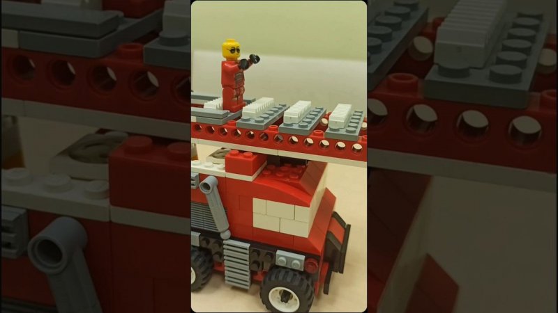 Пожарная машина из ЛЕГО | Fire Dept  #lego #робототехника #лего #пожарная машина #shorts