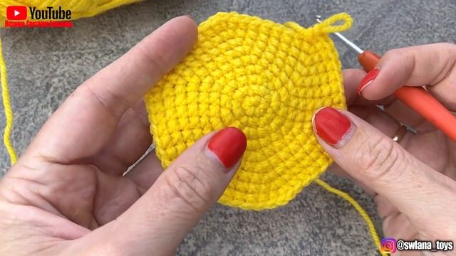 Вязание крючком. Вязание основы шапочка для куклы крючком. Шапка крючком. #Куклакрючком