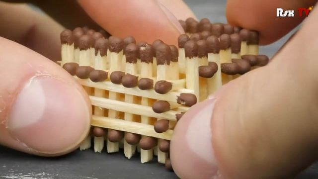 Как сделать комбайн из 10.000 спичек своими руками/How to make a combine from 10.000 matches/Amazin смотреть онлайн
