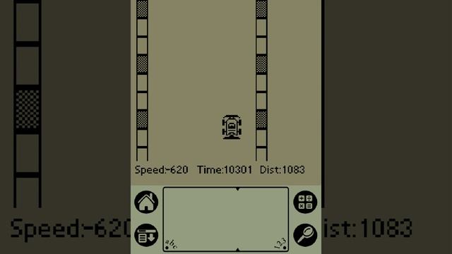 PocketRace Palm game (Shuji Fukumoto 1998) смотреть онлайн