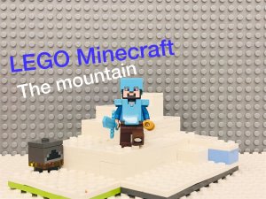 LEGO Minecraft the mountain!!! Строю свой мир!!!