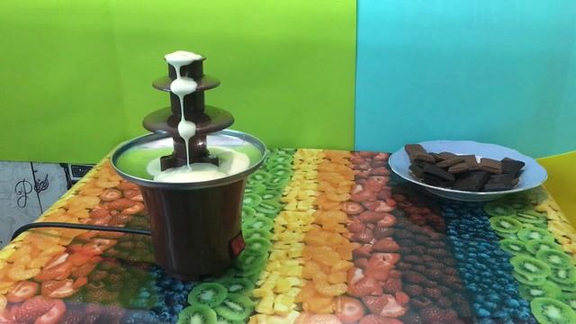 Шоколадный фонтан Эксперимент со сгущёнкой не удался.mp4 смотреть онлайн