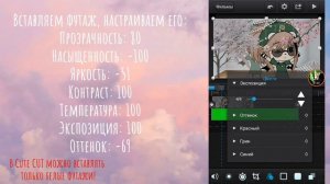 Туториал || Как убрать зелёный/чёрный фон в Cute CUT, Alight Motion и Kinemaster? Легко!