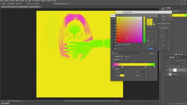 Как создать неоновый портрет смотреть онлайн