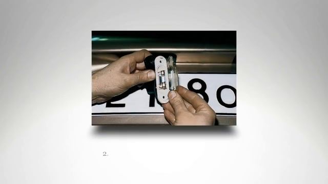 Освещение заднего номерного знака. ВАЗ 2110-2112. смотреть онлайн