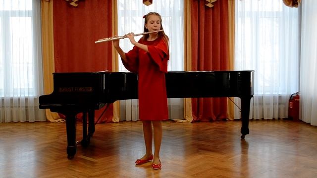 Herman Beeftink FANTASIA ("Flamenco") for Flute Solo/ Evangalina Makhrinova 12 years (flute) смотреть онлайн