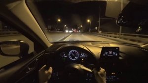 2018 Mazda 3 Grand Touring (6AT) - POV Night Driving Impressions (Binaural Audio)