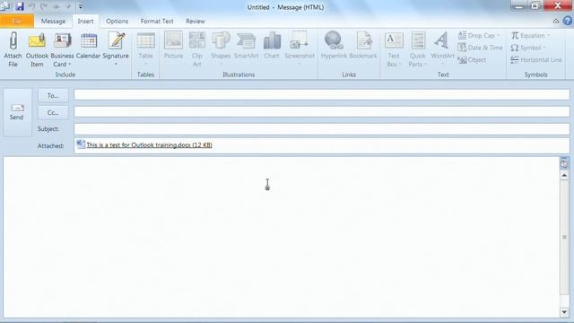 Microsoft Outlook 2010 Tutorial: Attach a File, Preview, Open and Save Attachments | K Alliance смотреть онлайн
