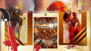 В гармонии звука и цвета*    Художник Elena Filatov