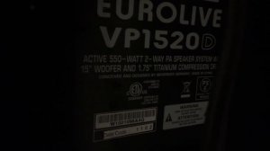 Sistem activ Behringer 2.1 - 2 x Eurolive VP1520D + 1 x Eurolive B1800D PRO