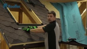 Установка мансардного окна, монтаж окладов - Fakro