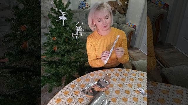 Фигурка балерины из фольги и проволоки смотреть онлайн