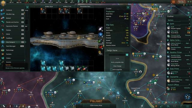 STELLARIS MEGACORP 2.2 | The Drums of War Part 15 - Weyland Yutani Let's Play Gameplay смотреть онлайн