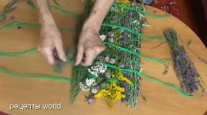 Панно, коврик или гобелен из трав просто и красиво