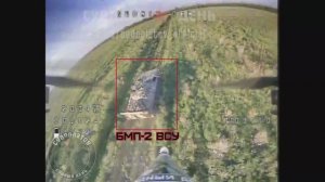??⚡Уничтожение с помощью высокоточного дрона-камикадзе "ВТ-40" БМП-2 укронацистов.⚡