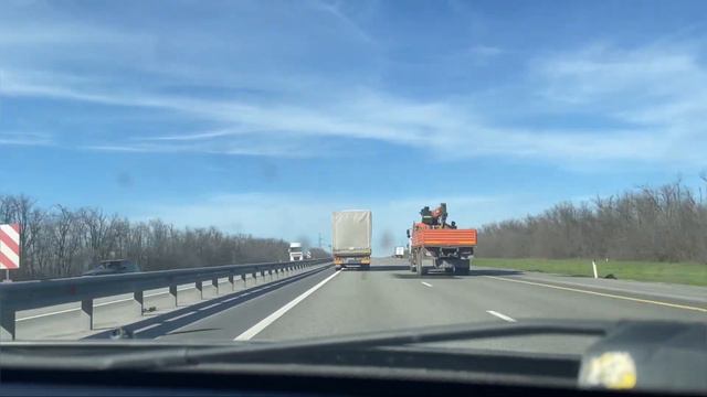 Дорога из Краснодара в Москву по м4 Дон. Апрель 2023 смотреть онлайн