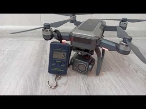 Тест грузоподъёмности квадрокоптера SJRC F7 4k pro