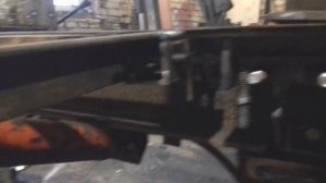 Дровокол гидравлический самодельный.  Закончил работу . Испытания дровокола.