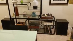 Dynaco Tube Stereo Amplifer SCA-35 & Klipsch Heresy Speakers - Garrard Zero 100 Turntable.