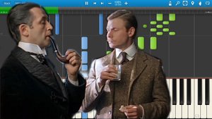 Мелодия Из Кинофильма Приключения Шерлока Холмса и Доктора Ватсона (на пианино Synthesia)