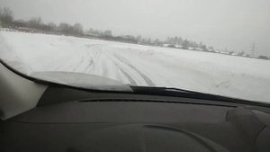 Работа полного привода Куга 1.5 на льду