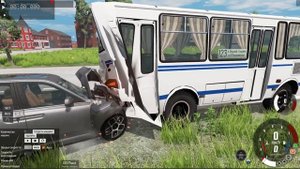 ПОТЕРЯЛ УПРАВЛЕНИЕ! ВЛЕТЕЛ ПОД ПАЗик! ТЕСТИРУЕМ НОВЫЕ МОДЫ! | BeamNG.drive