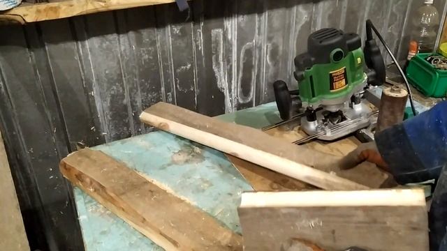Делаем доски для бани бочки РУЧНЫМ ФРЕЗЕРОМ