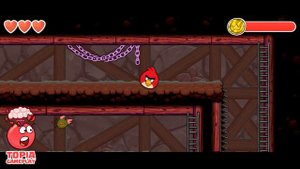 RED BALL 4: RED BIRD vs TRAINER PIG 'All Levels' SAN VALENTINE BALL ANGRY BIRDS ANIMATED GAMEPLAY