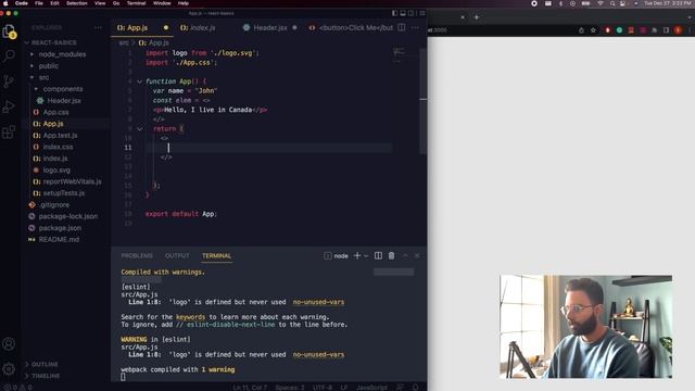 Functional Component in React : Lesson-02 | React for Beginners смотреть онлайн