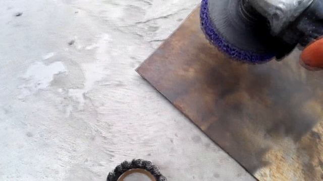 Необычный зачистной круг ( диск ) на болгарку для зачистки  грязи,  ржавчины