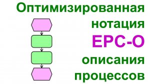 Оптимизированная нотация EPC-O описания бизнес-процессов в системе Бизнес-инженер