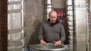 Ремонт квартиры в Москве отопление по полу трубами из сшитого полиэтилена рехау (REHAU)