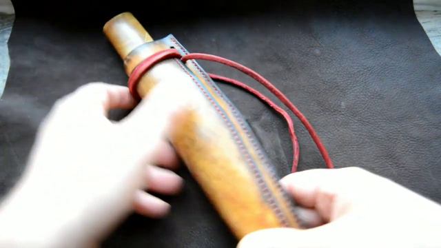 Ножны на заказ | Новинка Ножномания. Ножны для якута. Покраска ореховая патина