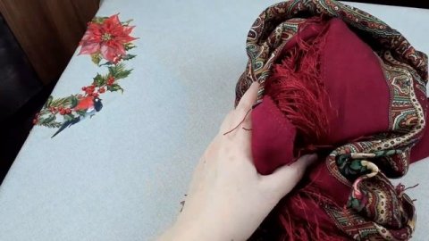 Павловопосадский платок / Мои платки с бахромой / Копии платков