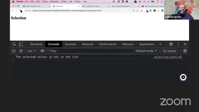 Introduction to Javascript Part 3 | NITDA BLOCKCHAIN SCHOLARSHIP