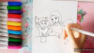 Рисую рисунок(открытку)на День Воспитателя/День Дошкольного Работника.