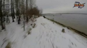 Пару щупаков. Десногосрское водохранилище, Кукуевка. 14.02.2015г