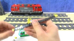 Lego City 60098 Heavy-Haul Train - Lego Speed Build review [museum GameBrick]