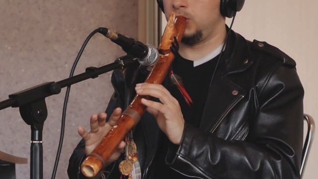 Флейта индейцев пимак (Native flute) из клена, строй пентатоника Em