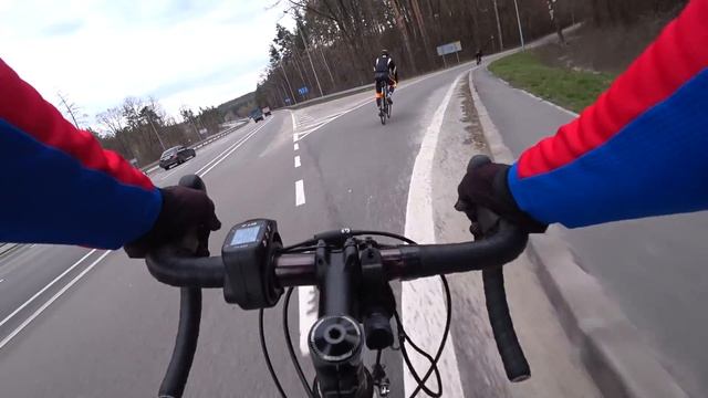 Первые 120 км в этом сезоне на шоссейном велосипеде