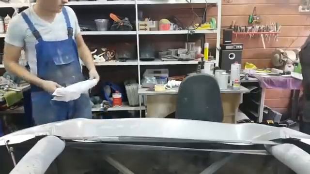 Ремонт бампера. Учимся шпаклевать и готовить смотреть онлайн