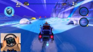 Steering Wheel Gameplay #2! Wasteland⚡Beach Buggy Racing 2