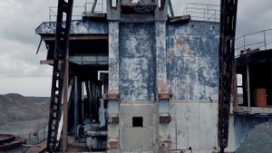 Заброшенный шагающий экскаватор ЭШ 10/70