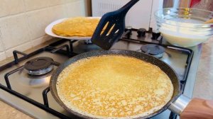 Получается с первого раза Блины на Молоке. Идеальный рецепт Блинчиков