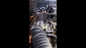 Проверка дымогенератором, Мицубиси Паджеро, подсос по оси дросселя