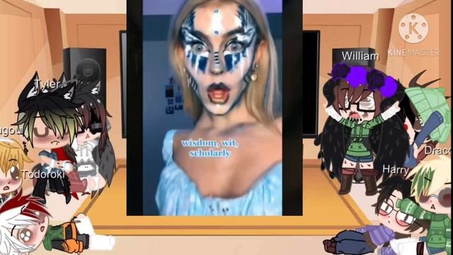 Three fandoms react to eachother |Gacha Club| MESSAGE AT END смотреть онлайн