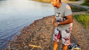 Забыл садок? Не беда!! Сделай кукан из лески!!!