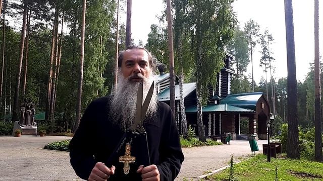В монастыре!