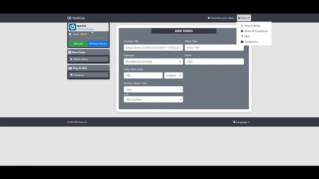 How to Buy Ads Network Script Cheapest Price | PaidVids – Paid To Watch System